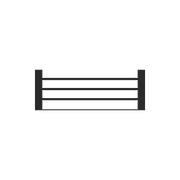 Bianca Towel Rack | Matte Black gallery detail image