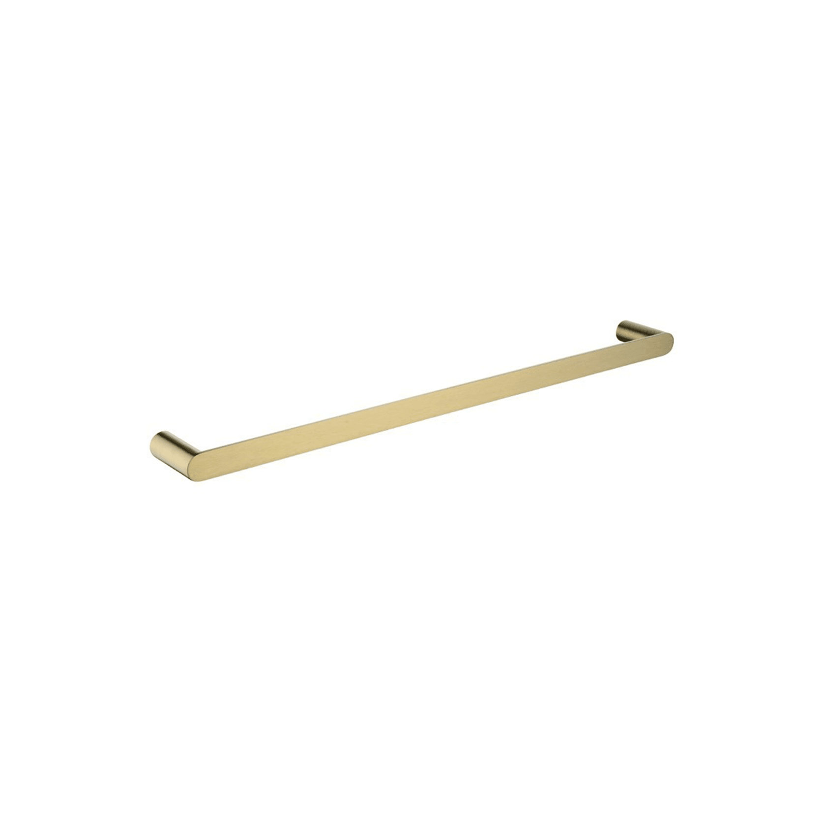Rushy Single Towel Rail 600mm Brushed Brass gallery detail image
