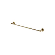 Lucid Pin Single Towel Rail 800mm Brushed Brass gallery detail image