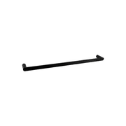 Rushy Single Towel Rail 800mm Matte Black gallery detail image