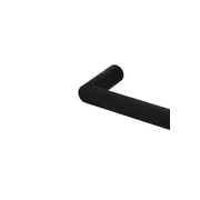 Rushy Single Towel Rail 800mm Matte Black gallery detail image