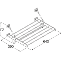 Minimal Towel Rack by Boffi gallery detail image