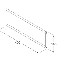 Minimal Vertical Towel Rail by Boffi gallery detail image