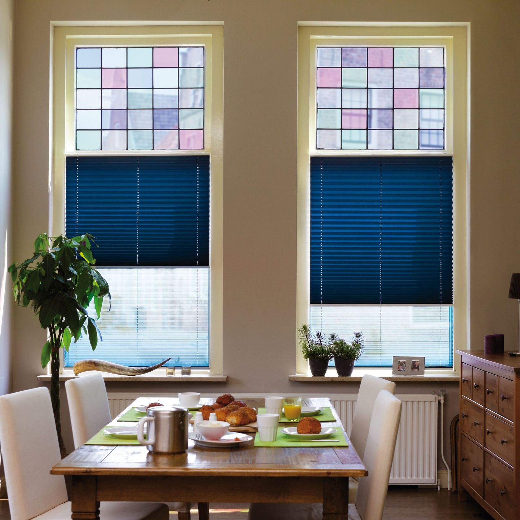 Framed Duo Pleated Blind | Pleated Blinds gallery detail image