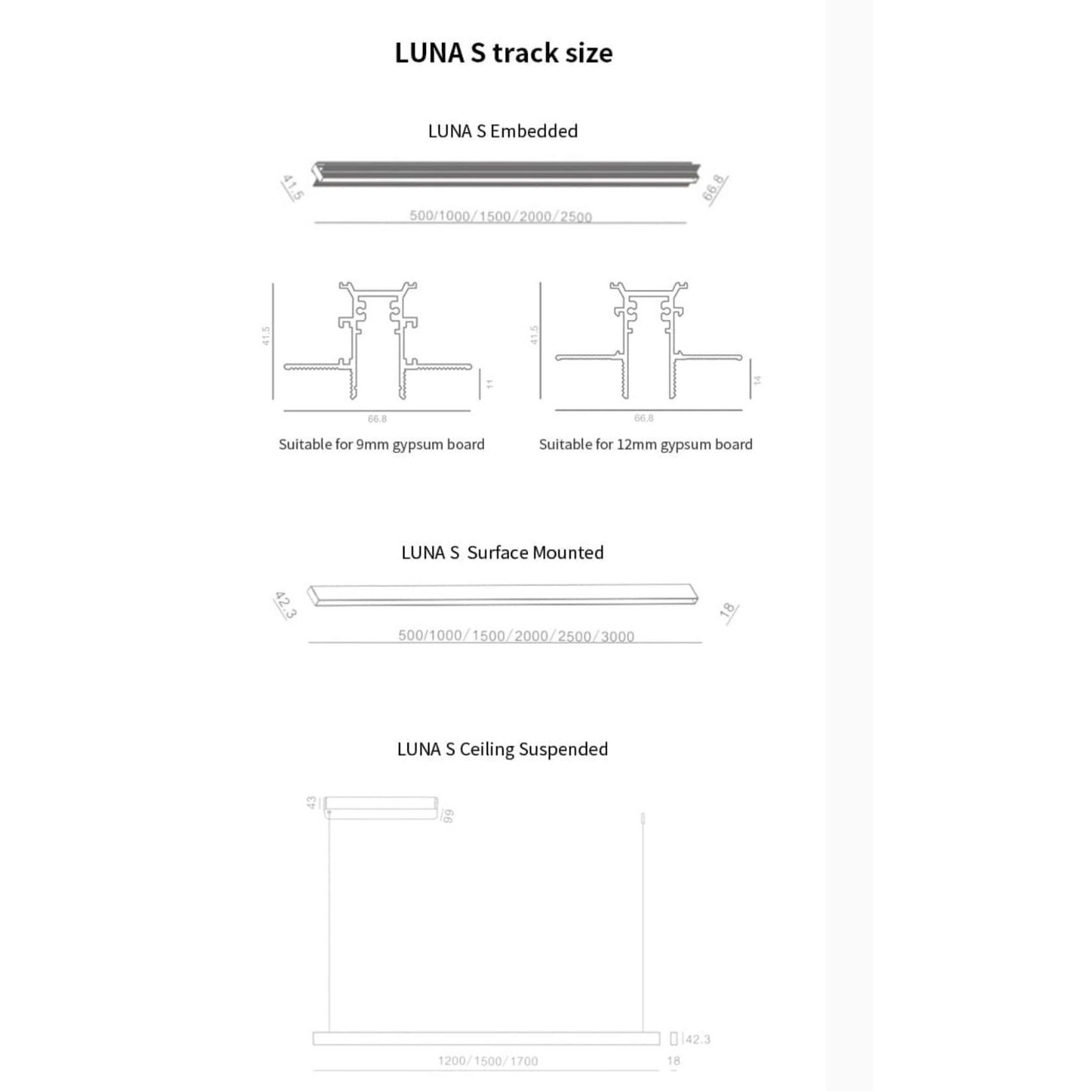 LUNA TRACK & LIGHTS SYSTEM gallery detail image