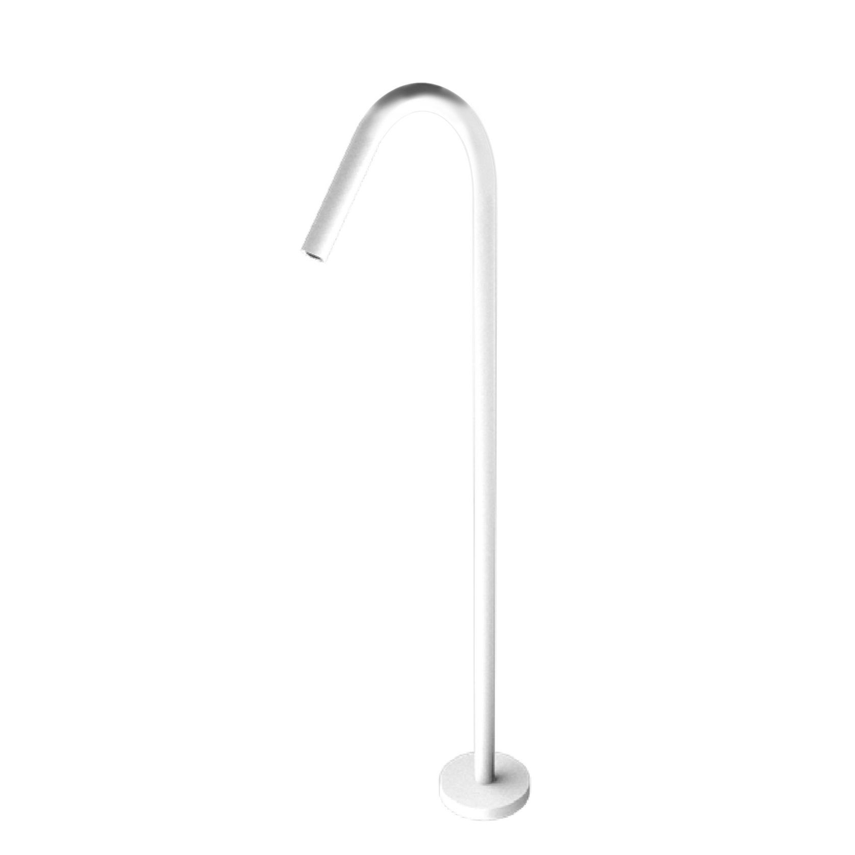 Mecca Freestanding Bath Spout Only Matte White gallery detail image