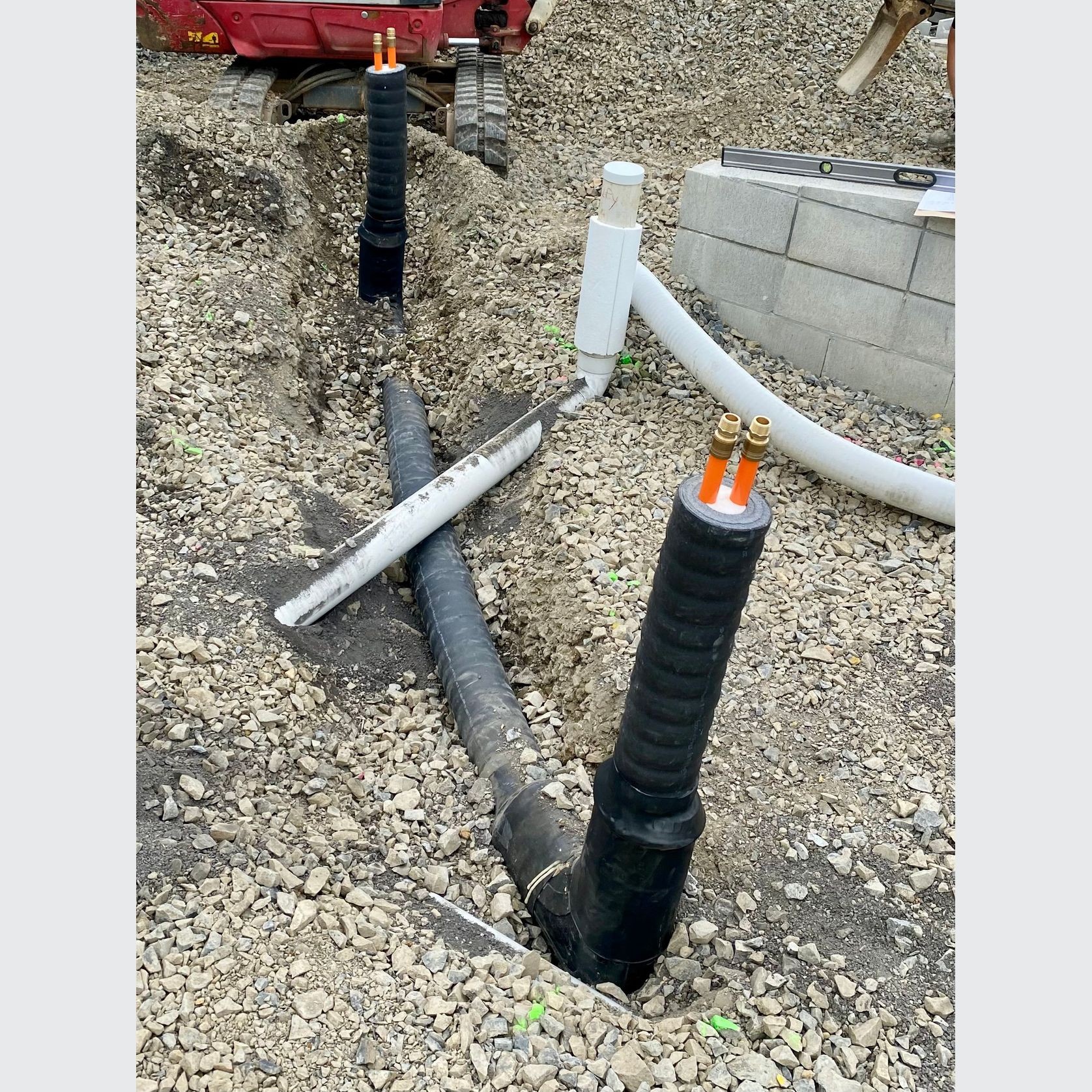 Rehau Rauvitherm Pre-Insulated Pipe Heating System gallery detail image