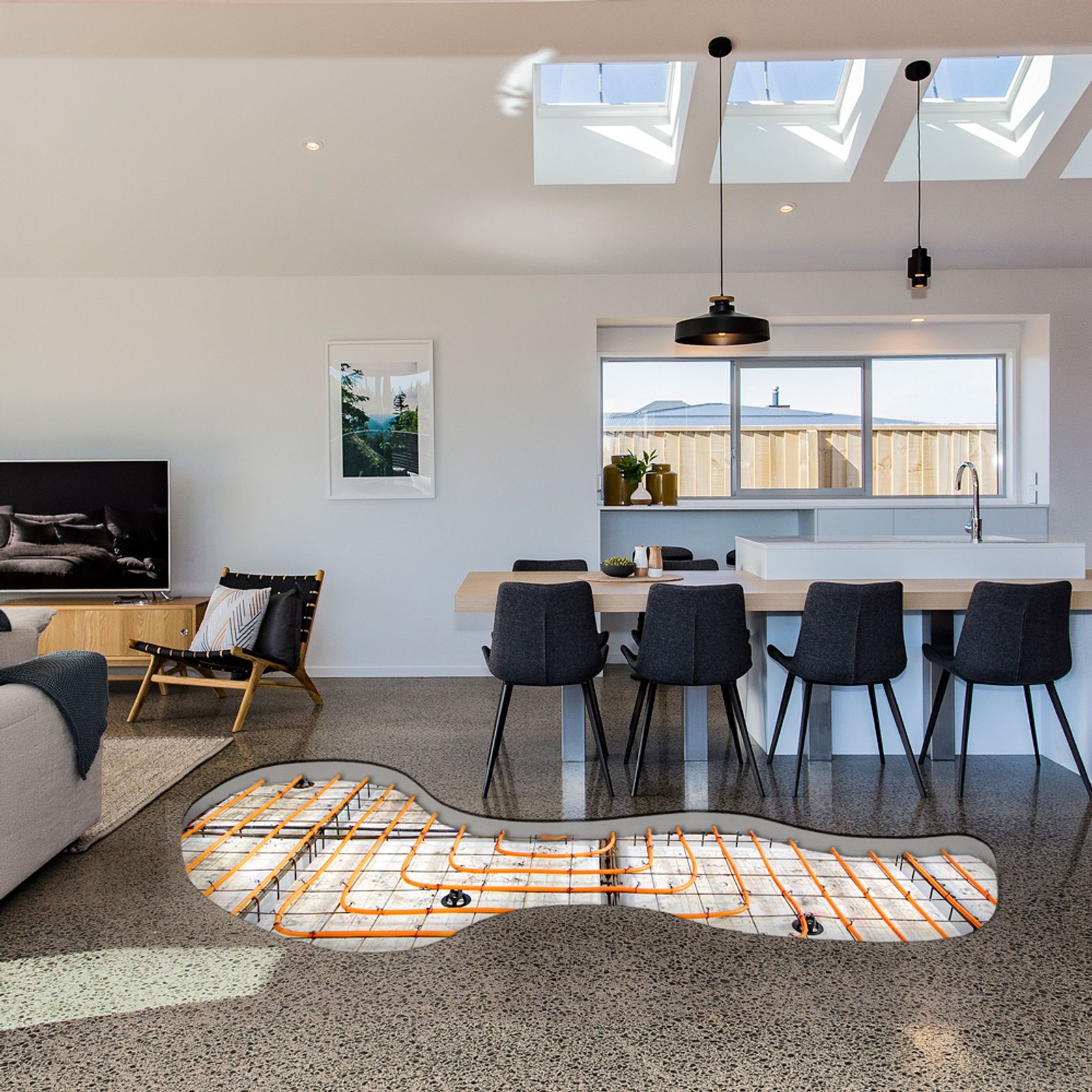 Central Heating | Underfloor Heat Pump System gallery detail image