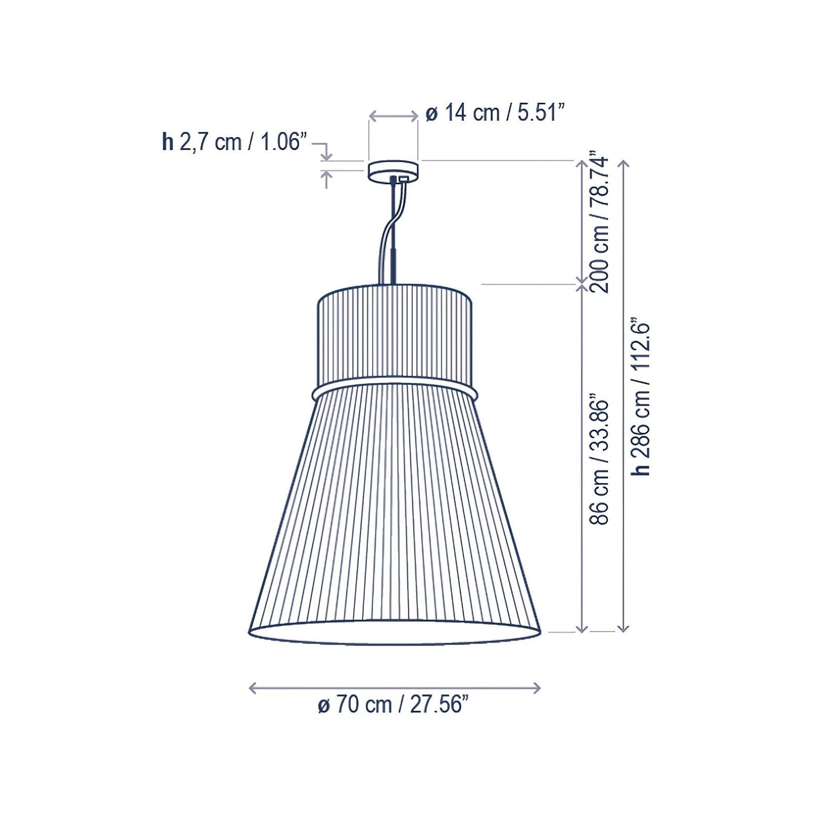 Folie S/70 Pendant gallery detail image