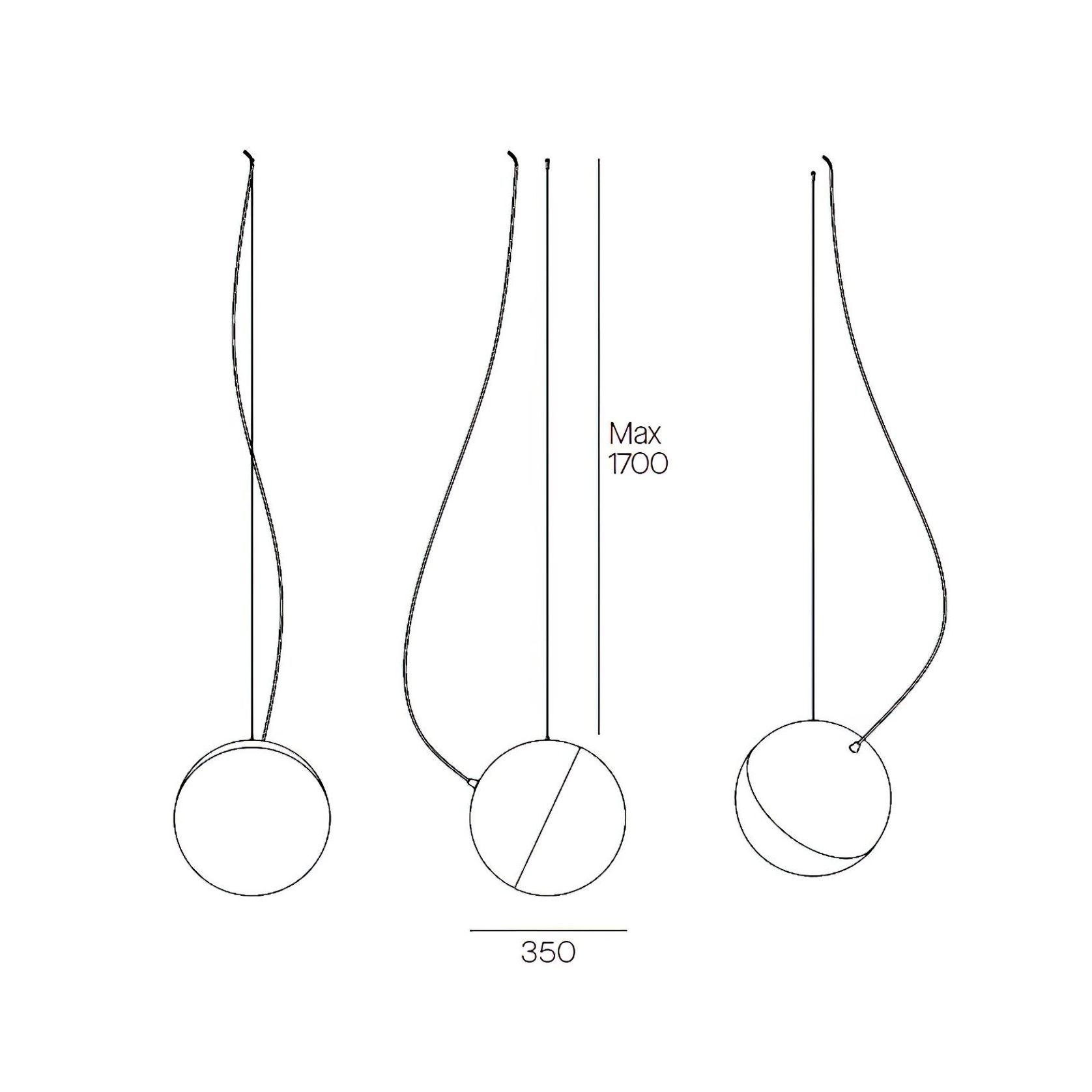 Half Pendant 350mm gallery detail image