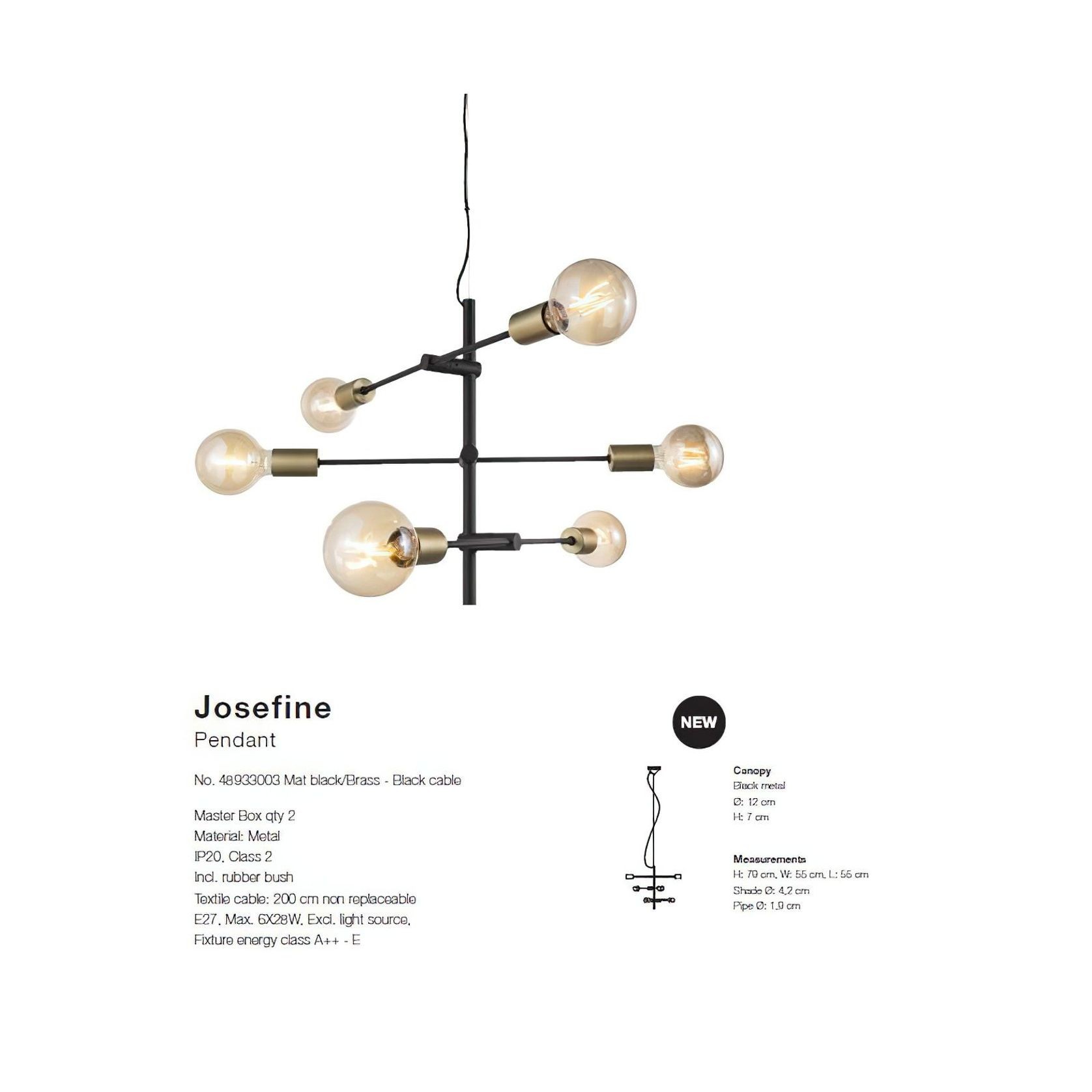 Josefine Pendant gallery detail image