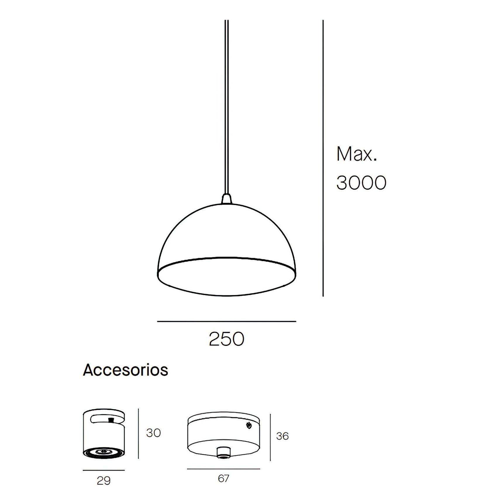 Nod Single Pendant gallery detail image