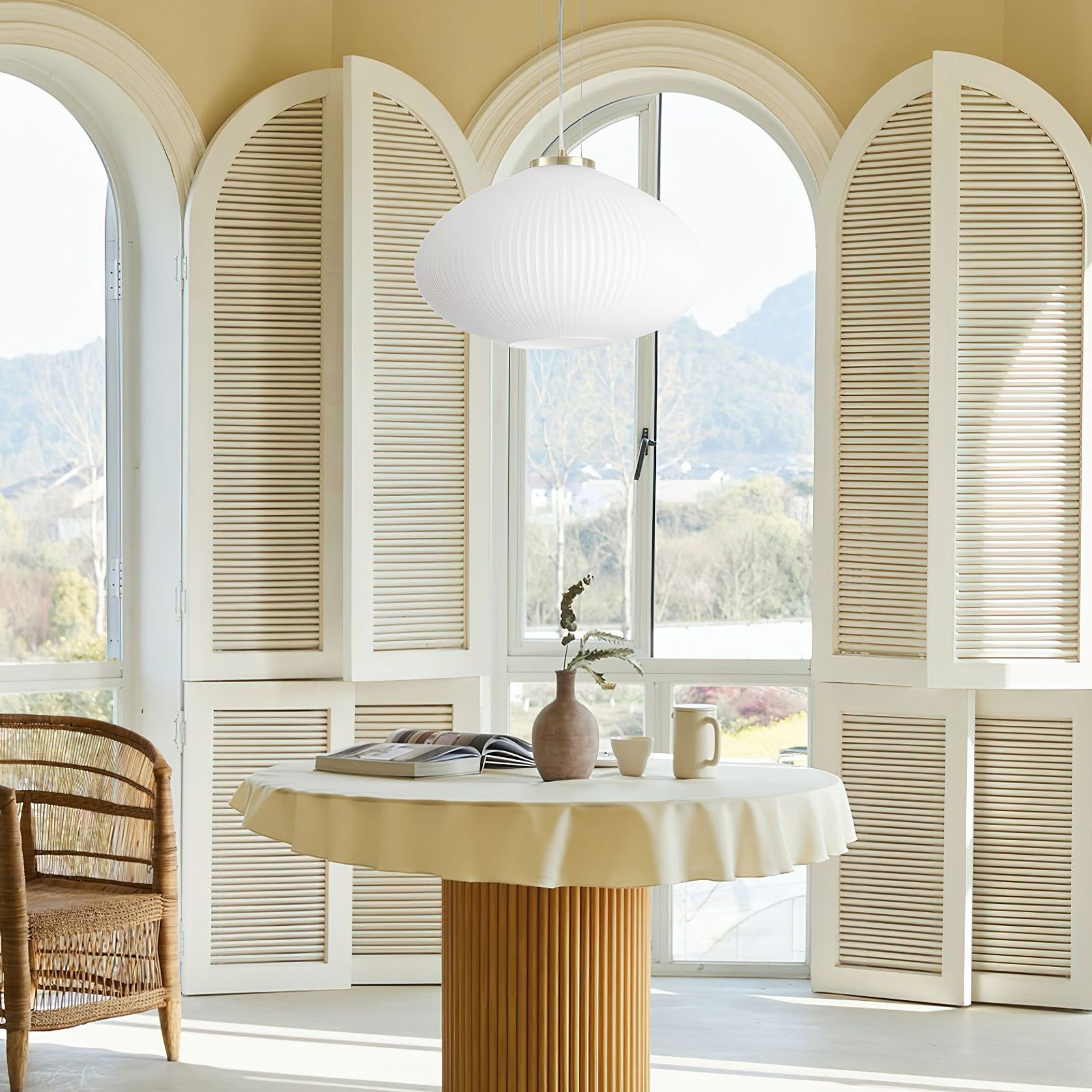 Plisse 45cm Pendant gallery detail image