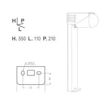 RP195 Model 2 Bollard Light gallery detail image