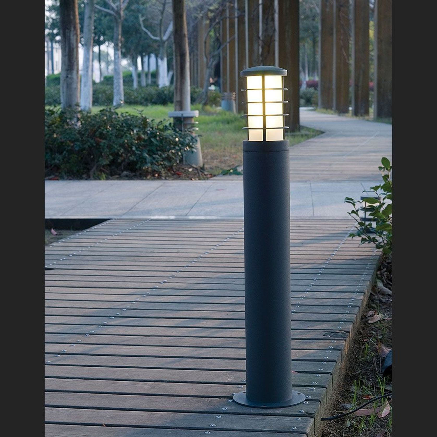SILVERDALE Bollard Path Light HL7058650GT gallery detail image