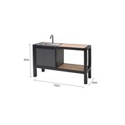 Portsea Outdoor Portable Kitchen Island Bench With Sink gallery detail image