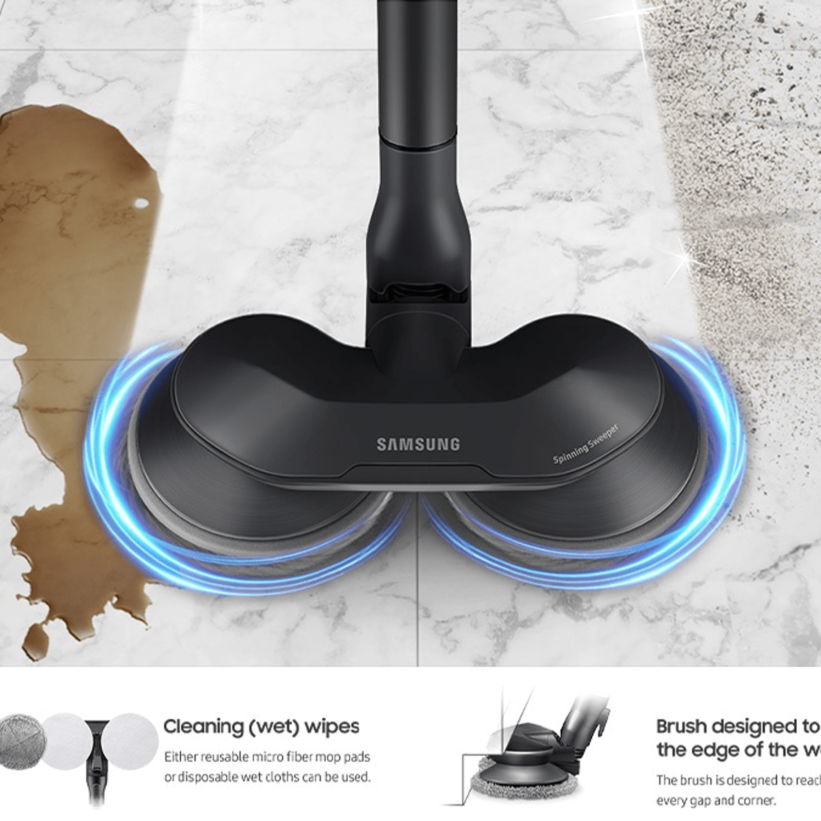 Jet VC Renewal Accessory Spinning Action Brush gallery detail image