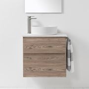 Soft Solid Surface Wall-Hung Vanity, 2 Drawers gallery detail image