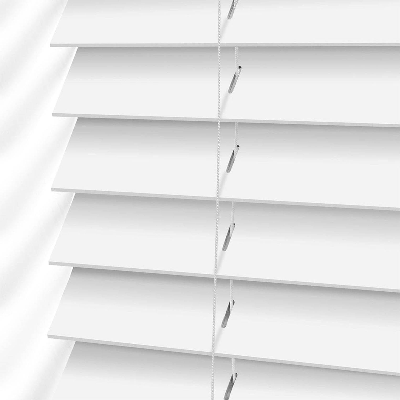 Express PVC Pristine White 50mm | Venetian Blinds gallery detail image