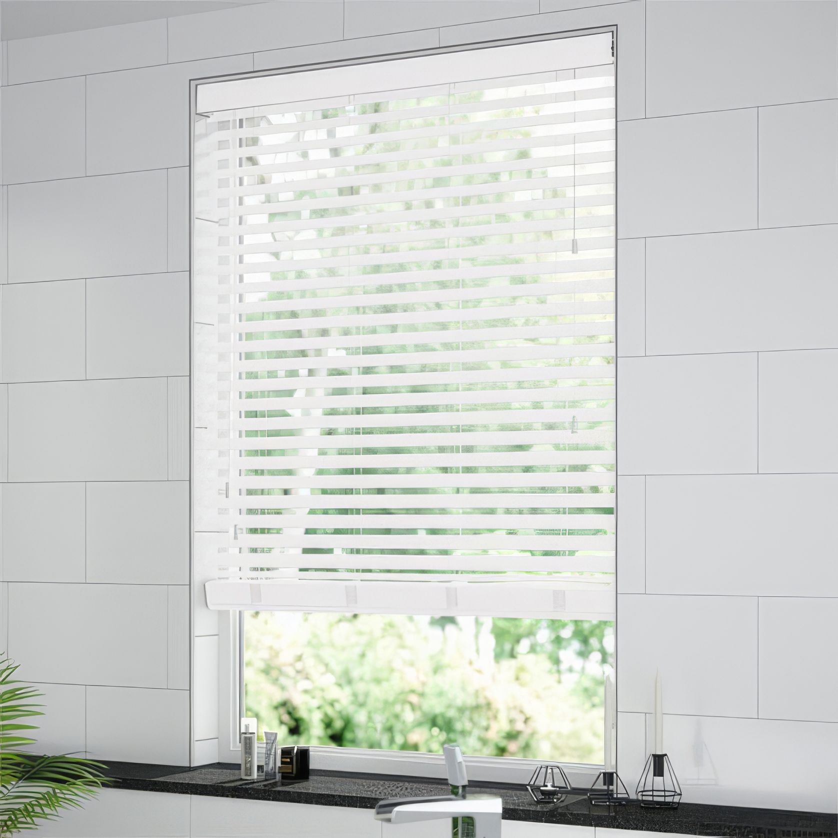 Express PVC Pristine White 50mm | Venetian Blinds gallery detail image