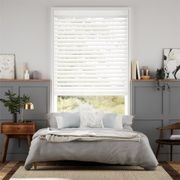 Express Pure White Wooden 63mm | Venetian Blinds gallery detail image