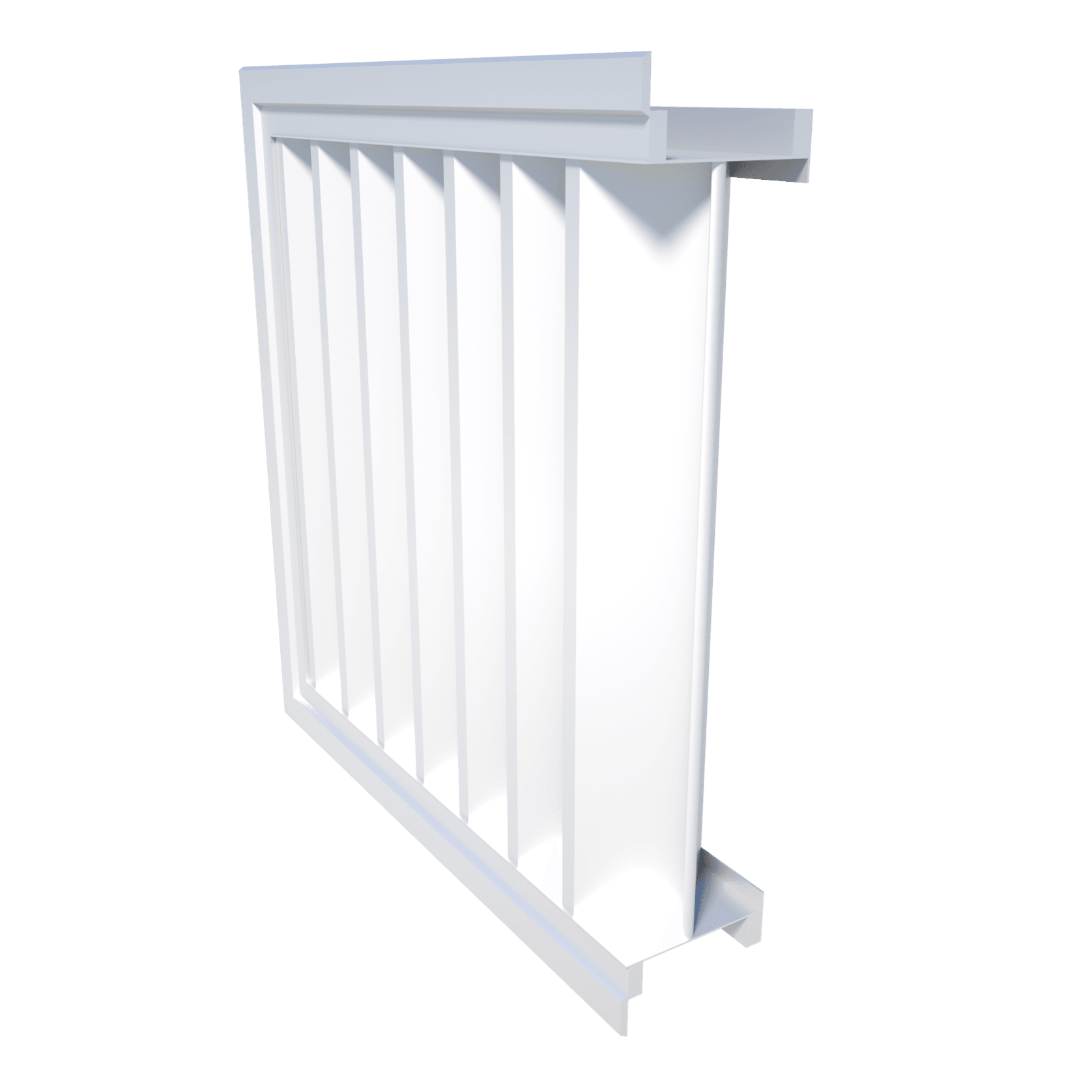 OVL-99 100m Vertical Weather Louver gallery detail image