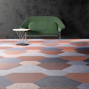 Versatile shaped woven eco-vinyl tiles by ntgrate® gallery detail image