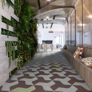 Versatile shaped woven eco-vinyl tiles by ntgrate® gallery detail image
