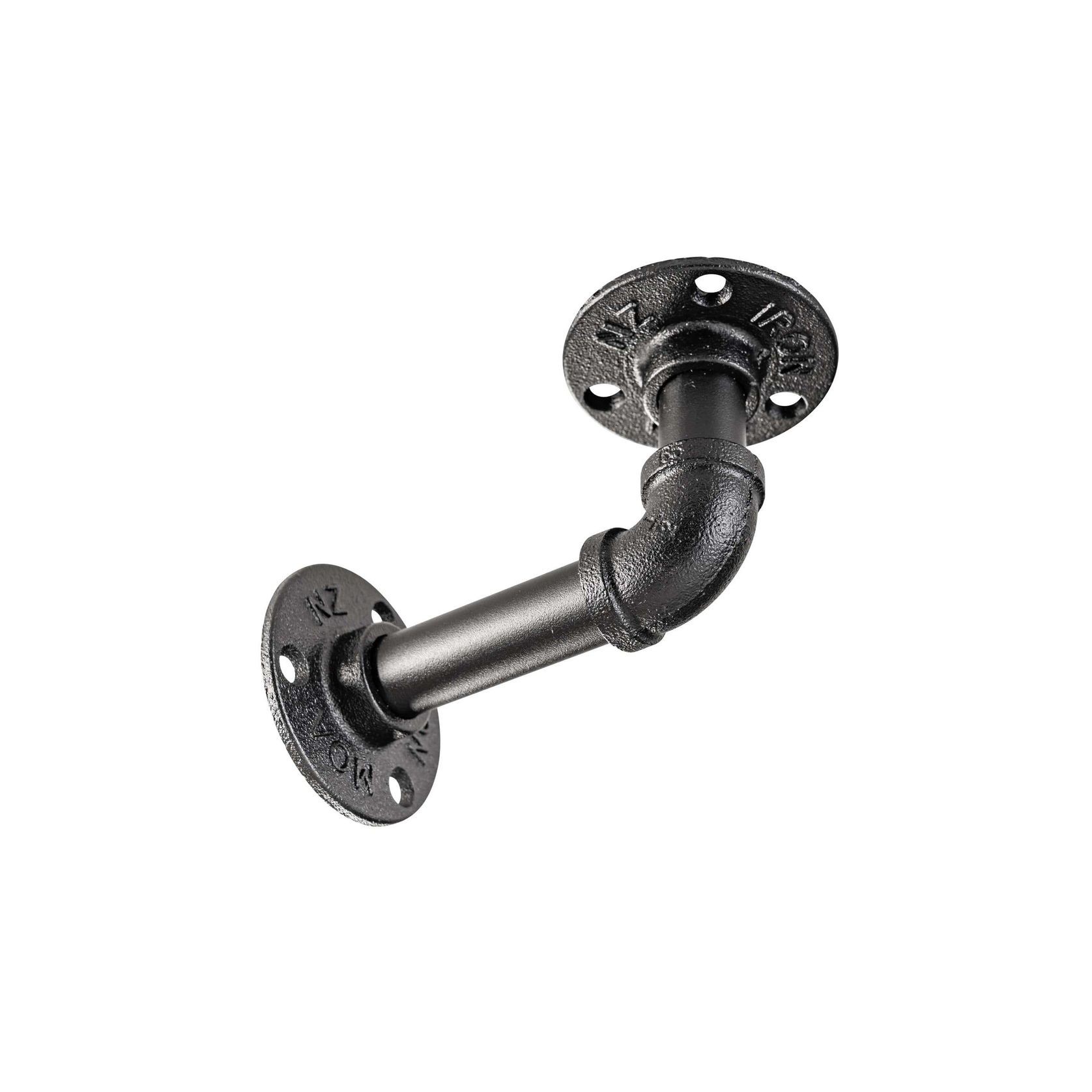 Rustic Pipe Bracket Shelf 60cm gallery detail image