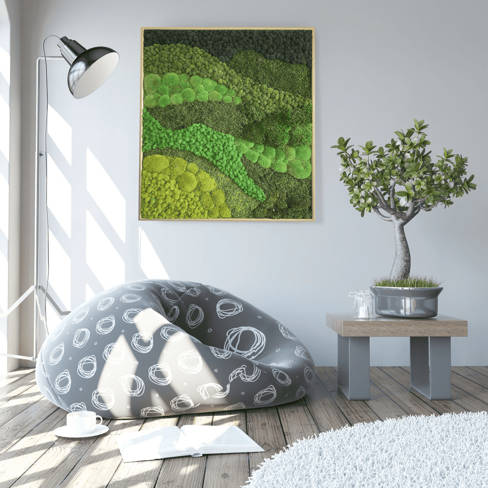 Moss Wall Art - Rolling Hills gallery detail image