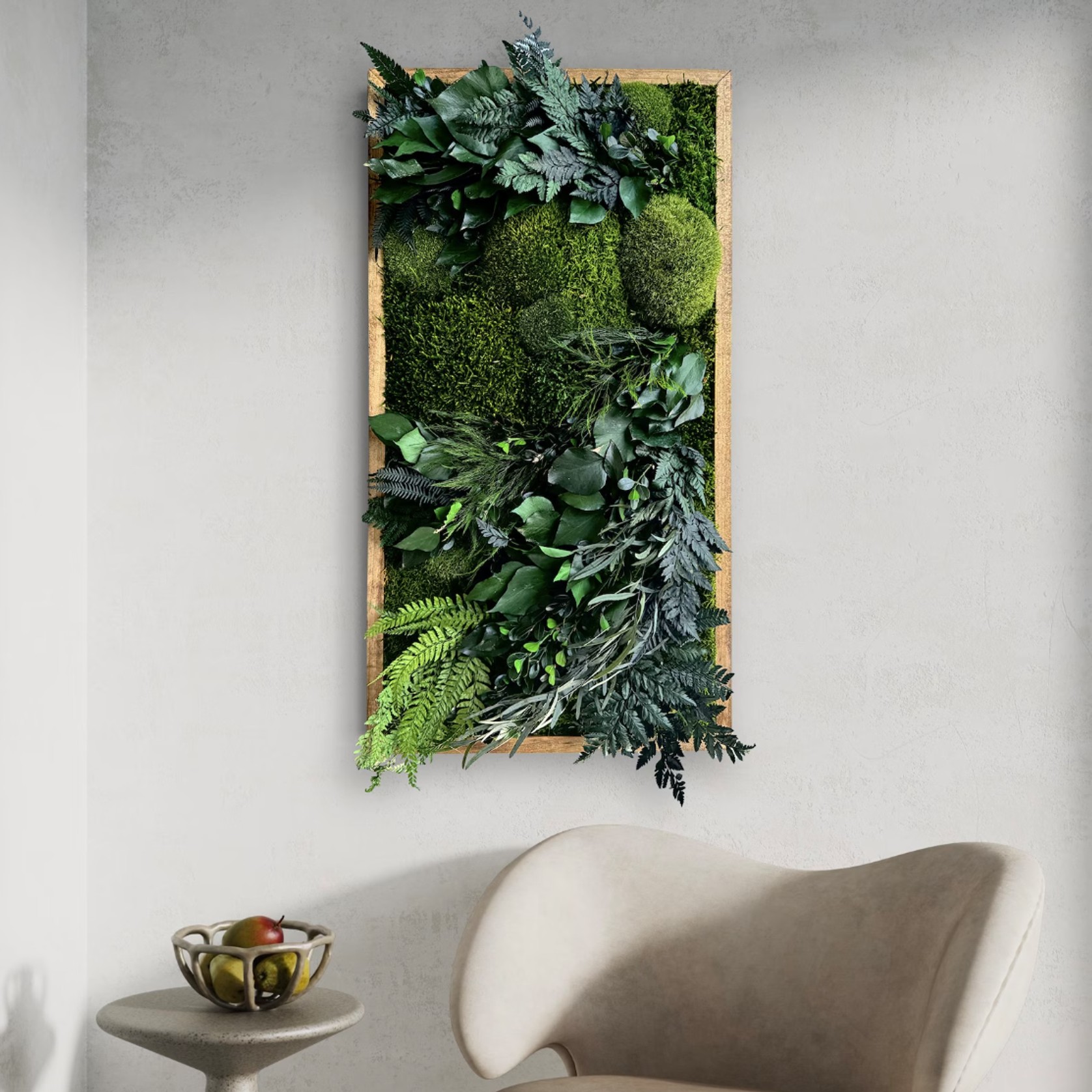 Moss Wall Art - Wild Ferns gallery detail image