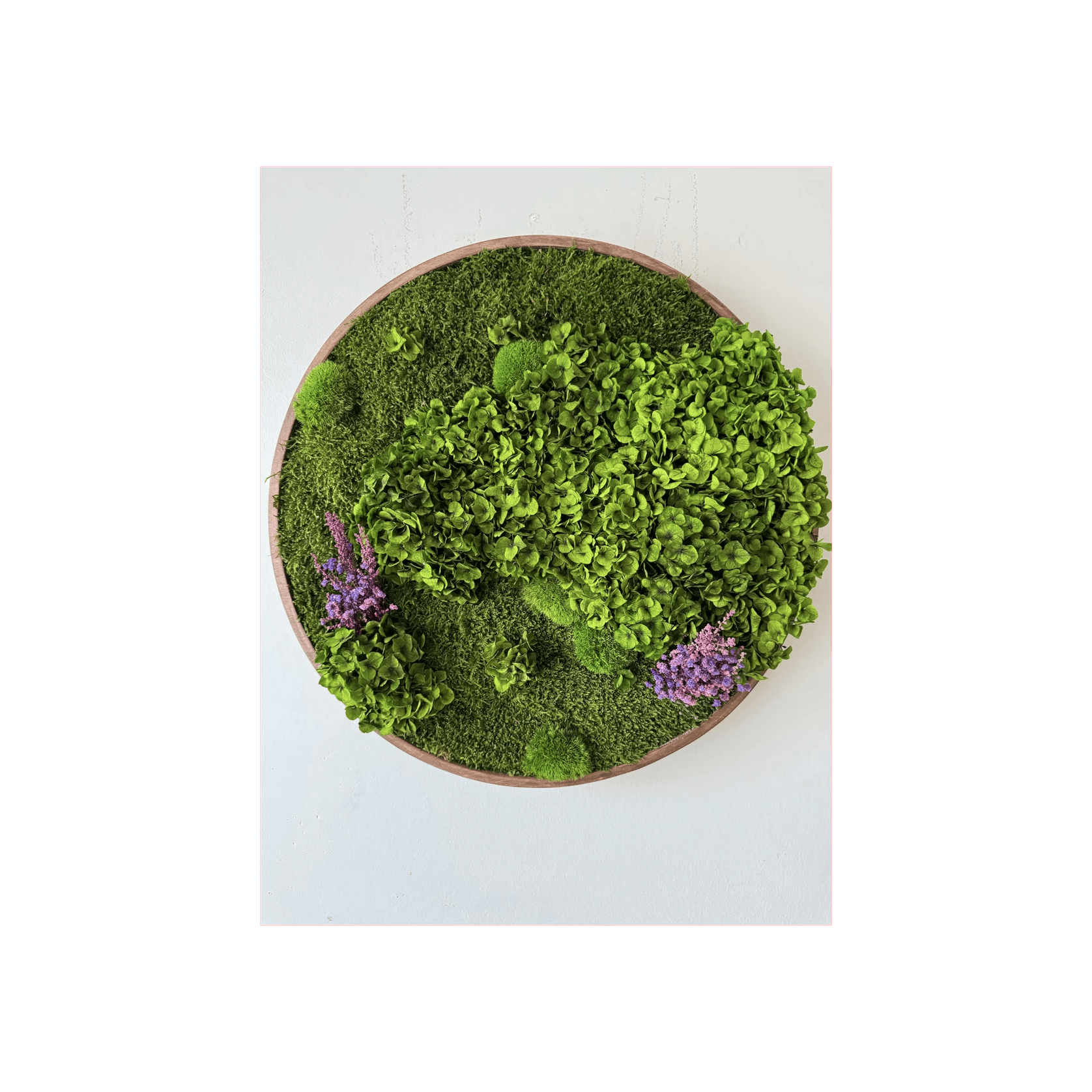 Round Moss Wall Art - Horten gallery detail image