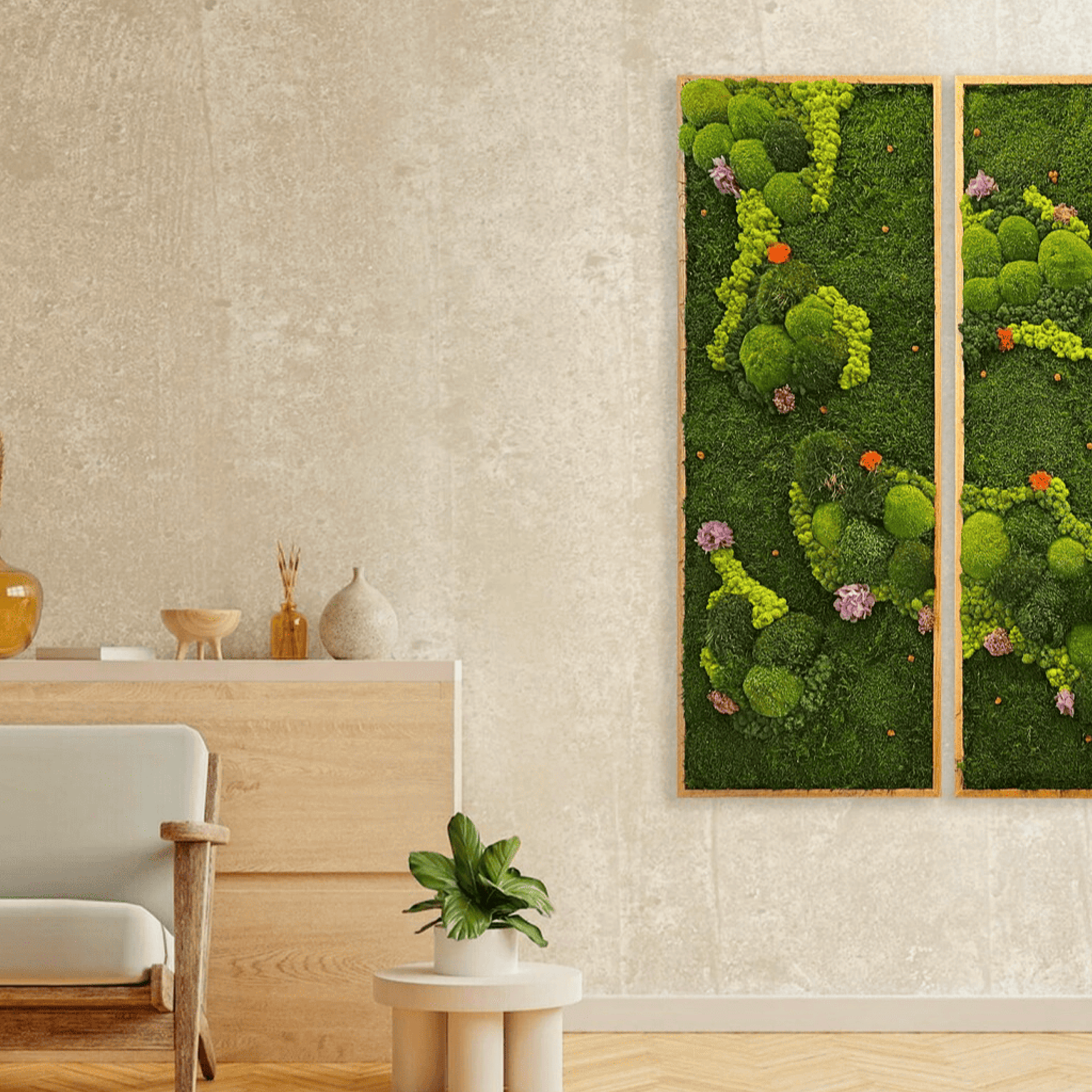Moss Wall Art - Lavender Hills gallery detail image