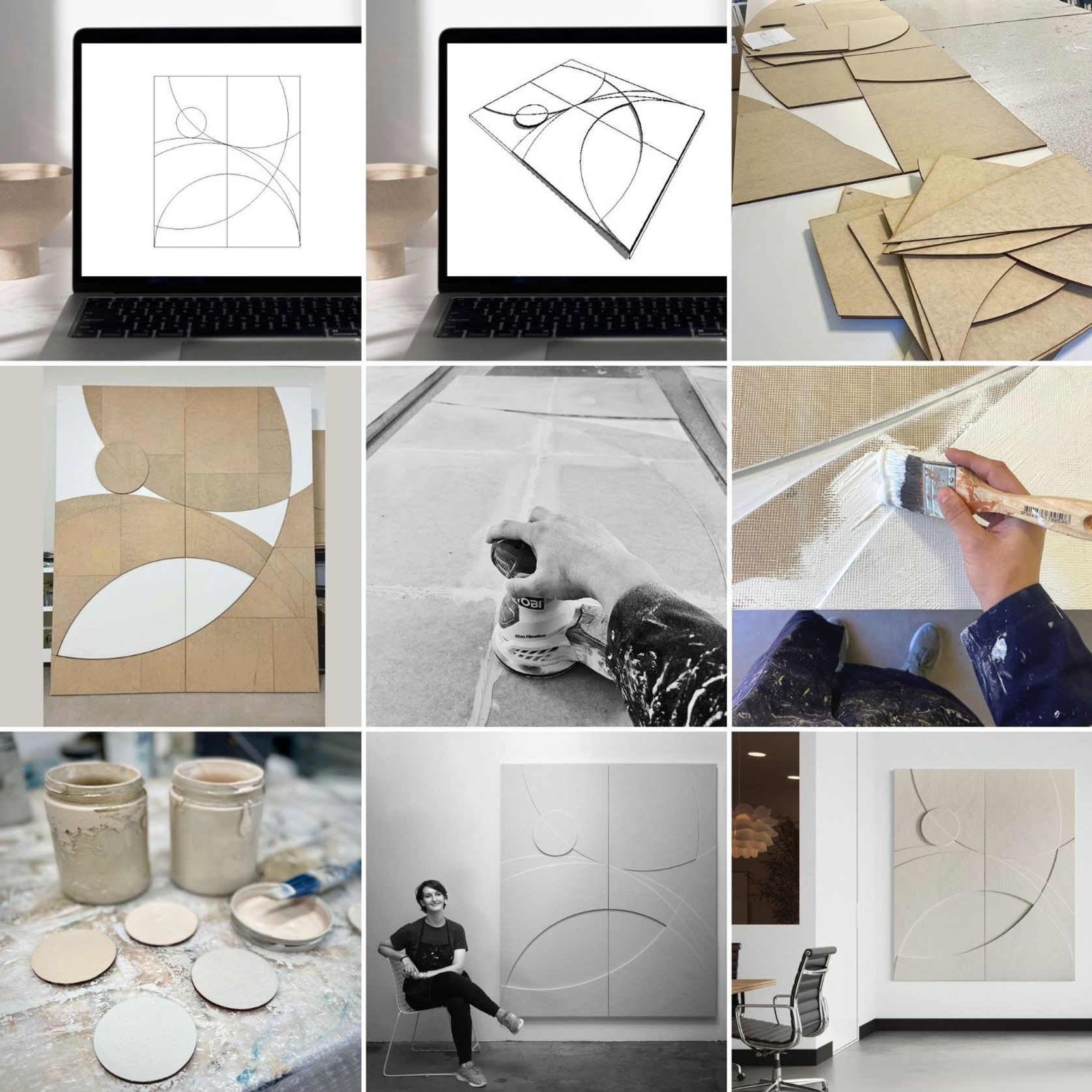 Dusk & Dawn | Original Art - Black gallery detail image