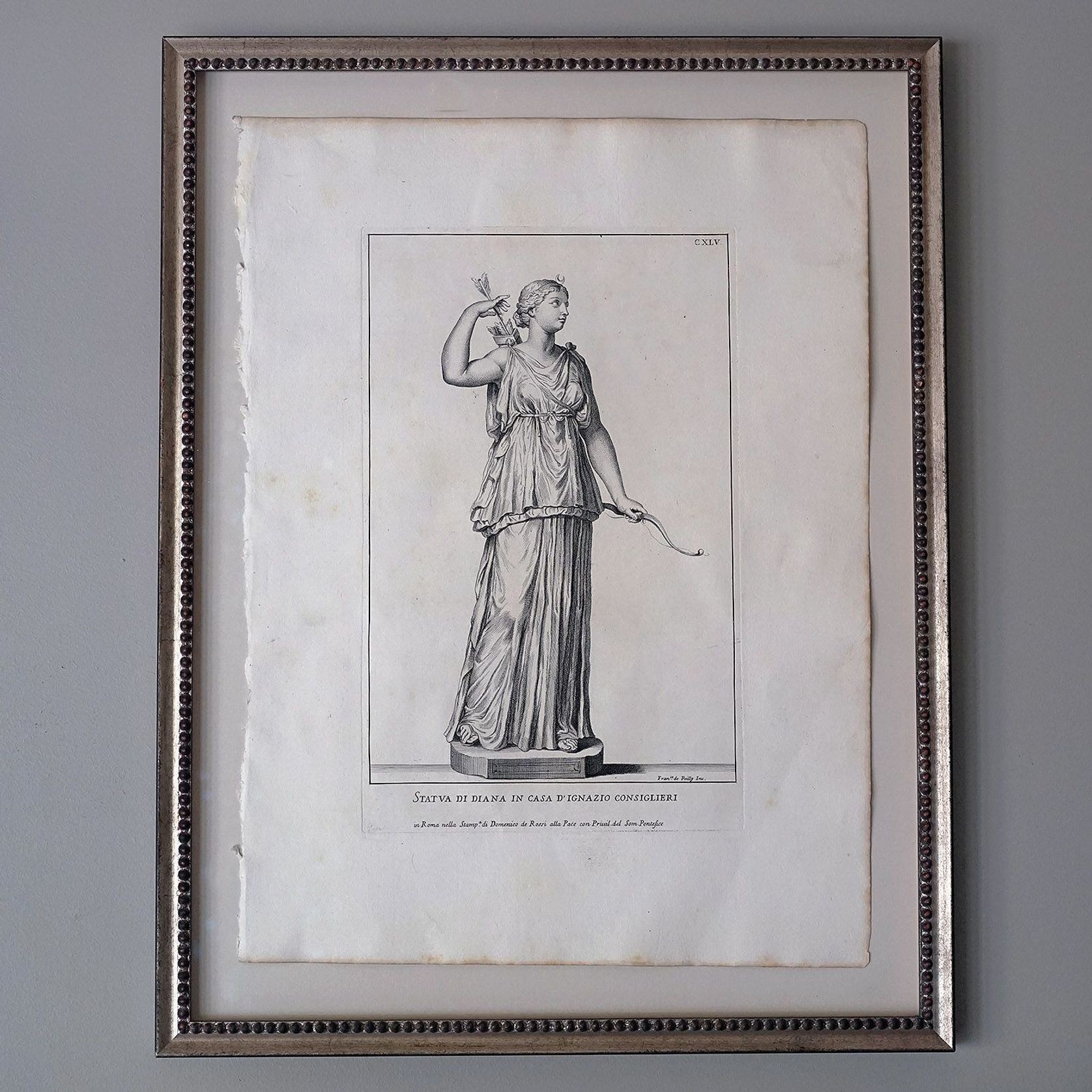 Antique Italian Classical Engraving gallery detail image