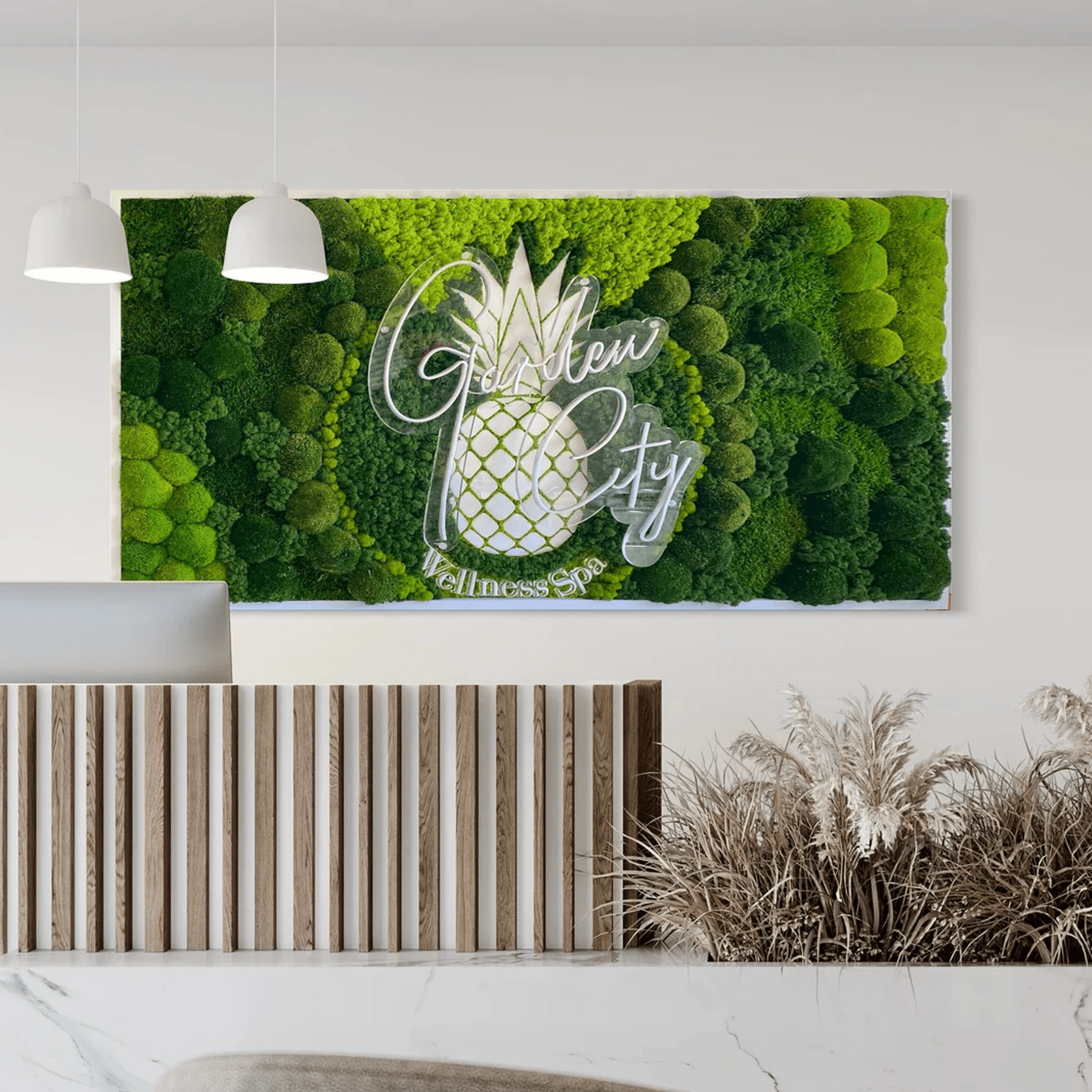 Moss Wall Art - Custom Business Logo/Signage gallery detail image