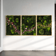 Moss Wall Art - Cascade of Flowers II gallery detail image