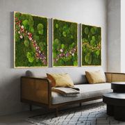Moss Wall Art - Cascade of Flowers II gallery detail image