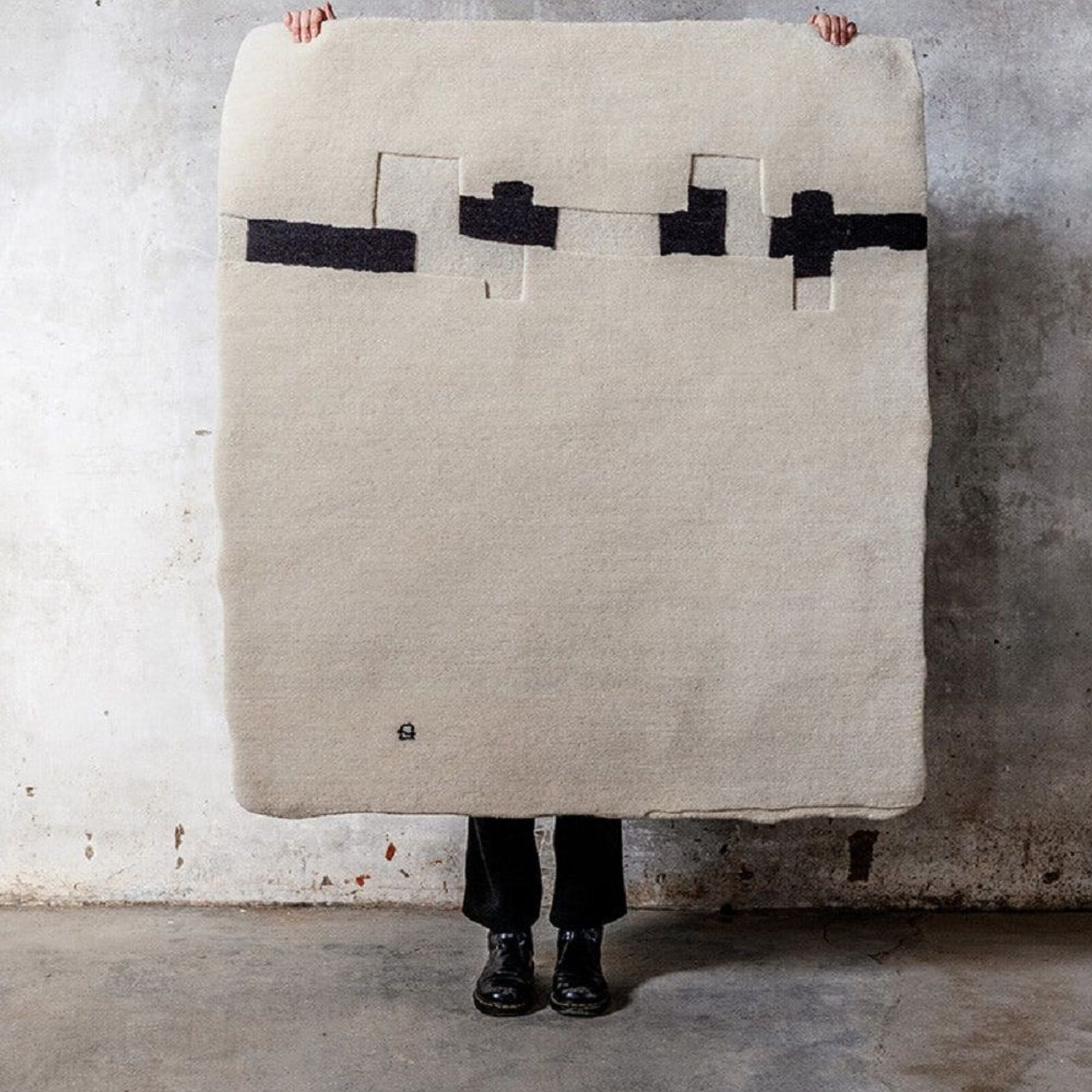 Chillida Gravitación 1991 Tapestry by Nanimarquina gallery detail image