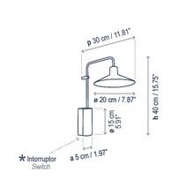 Platet A/02 Wall Light gallery detail image