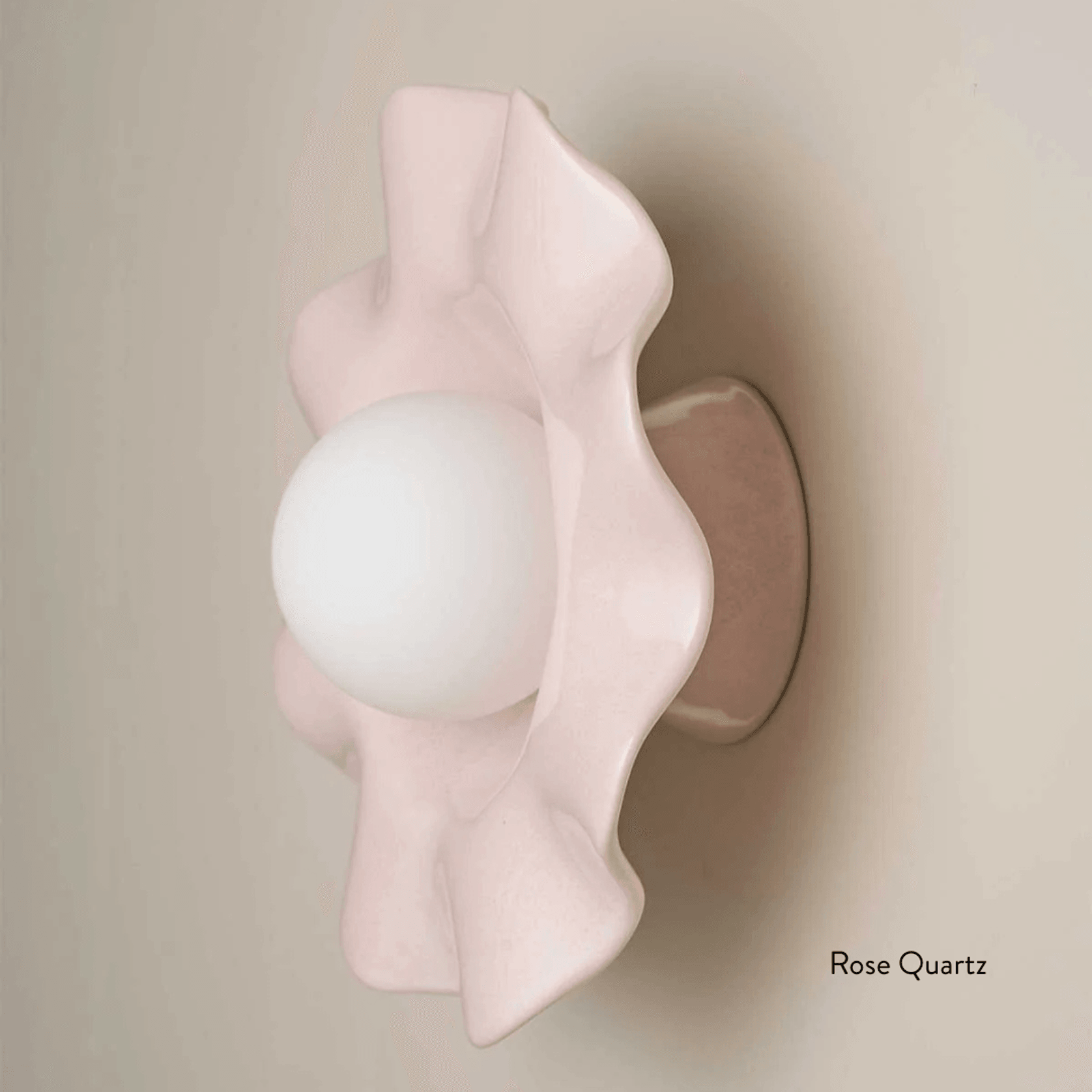 Ceramic Wall Pearl Sconce Light gallery detail image