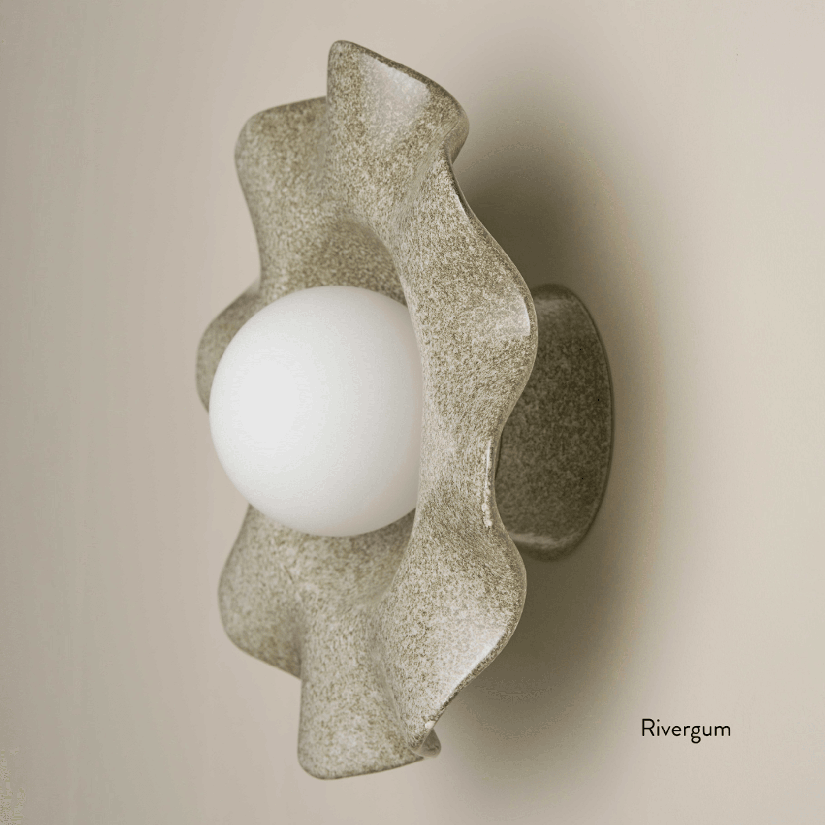 Ceramic Wall Pearl Sconce Light gallery detail image