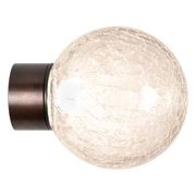 Nocturnal Stella Wall Crackle Glass Wall Light gallery detail image