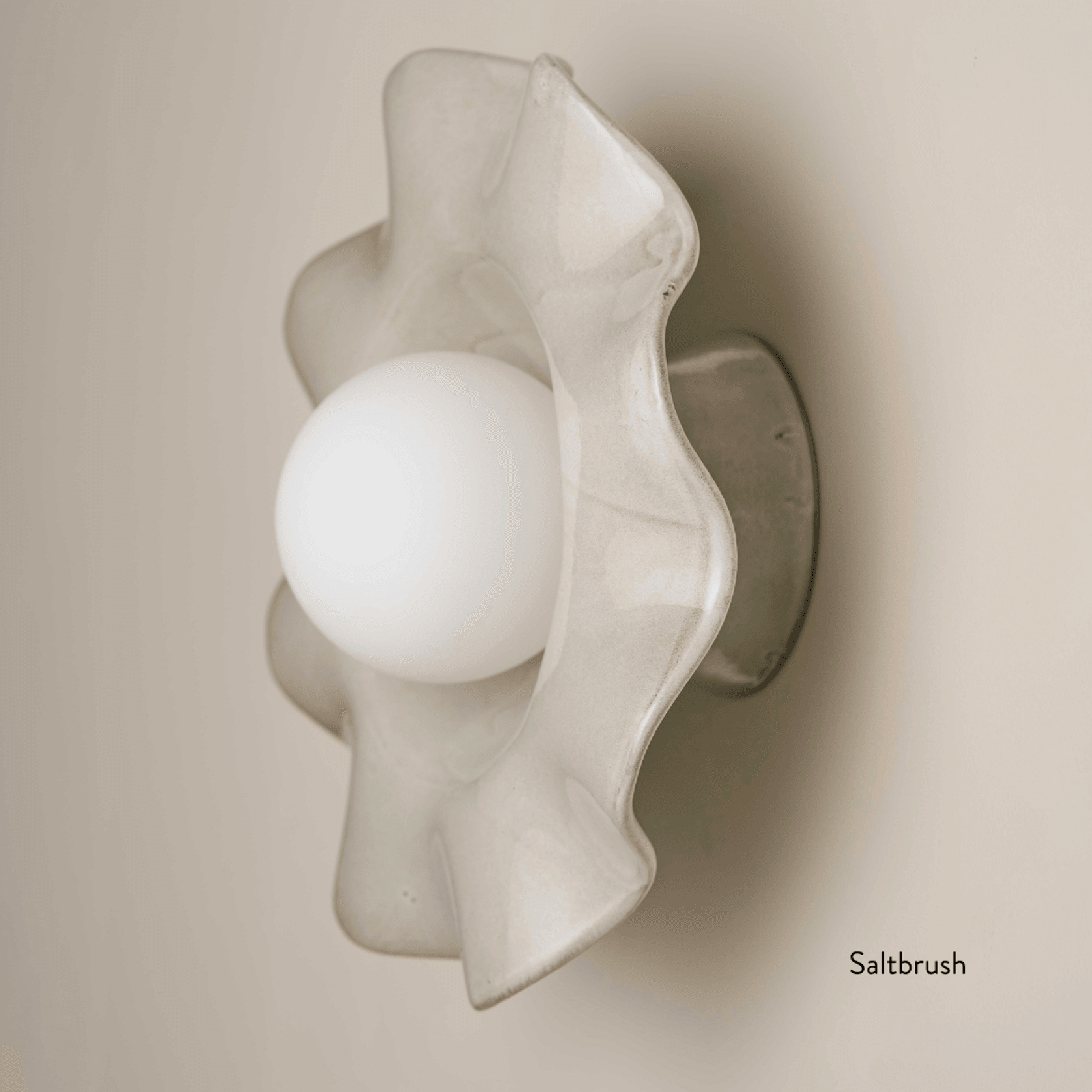Ceramic Wall Pearl Sconce Light gallery detail image