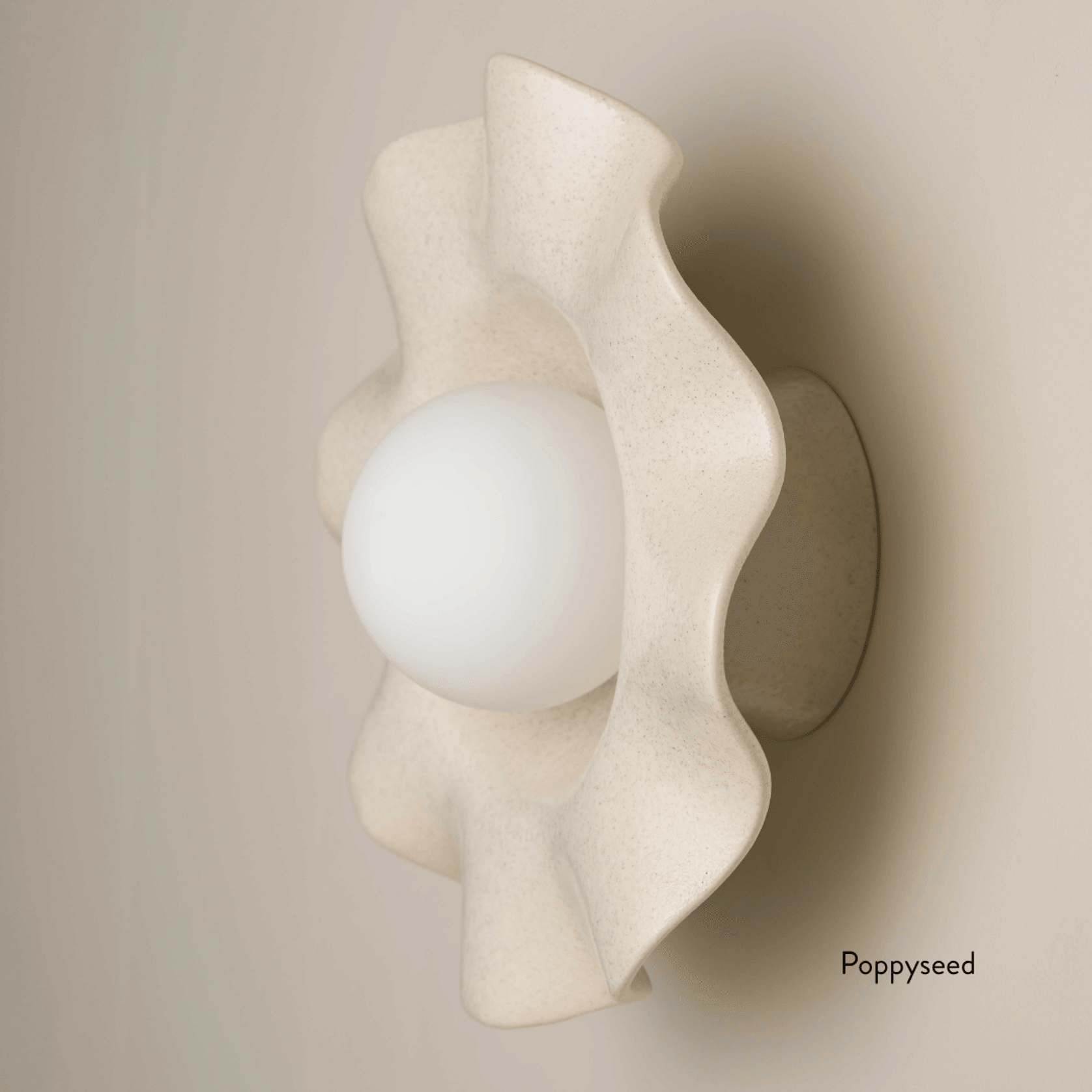 Ceramic Wall Pearl Sconce Light gallery detail image