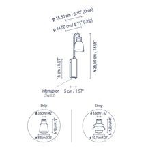 Drip/Drop A/02 Wall Light gallery detail image