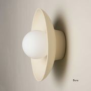 Ceramic Wall Dish Sconce Light gallery detail image