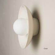 Ceramic Wall Dish Sconce Light gallery detail image