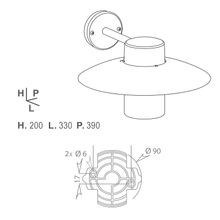 Aubanne Model 1 Wall Light gallery detail image