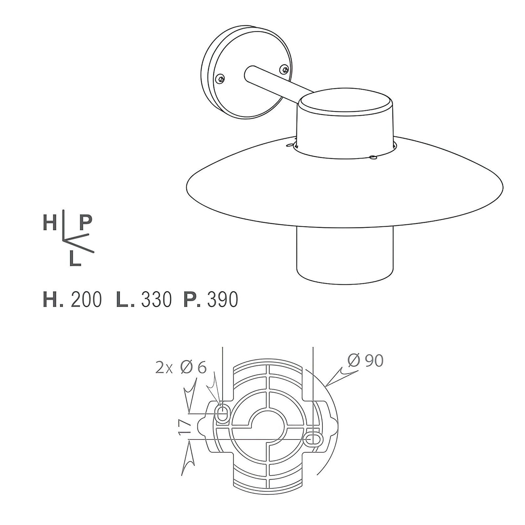 Aubanne Model 1 Wall Light gallery detail image